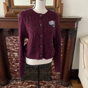 Zara cable knit jumper